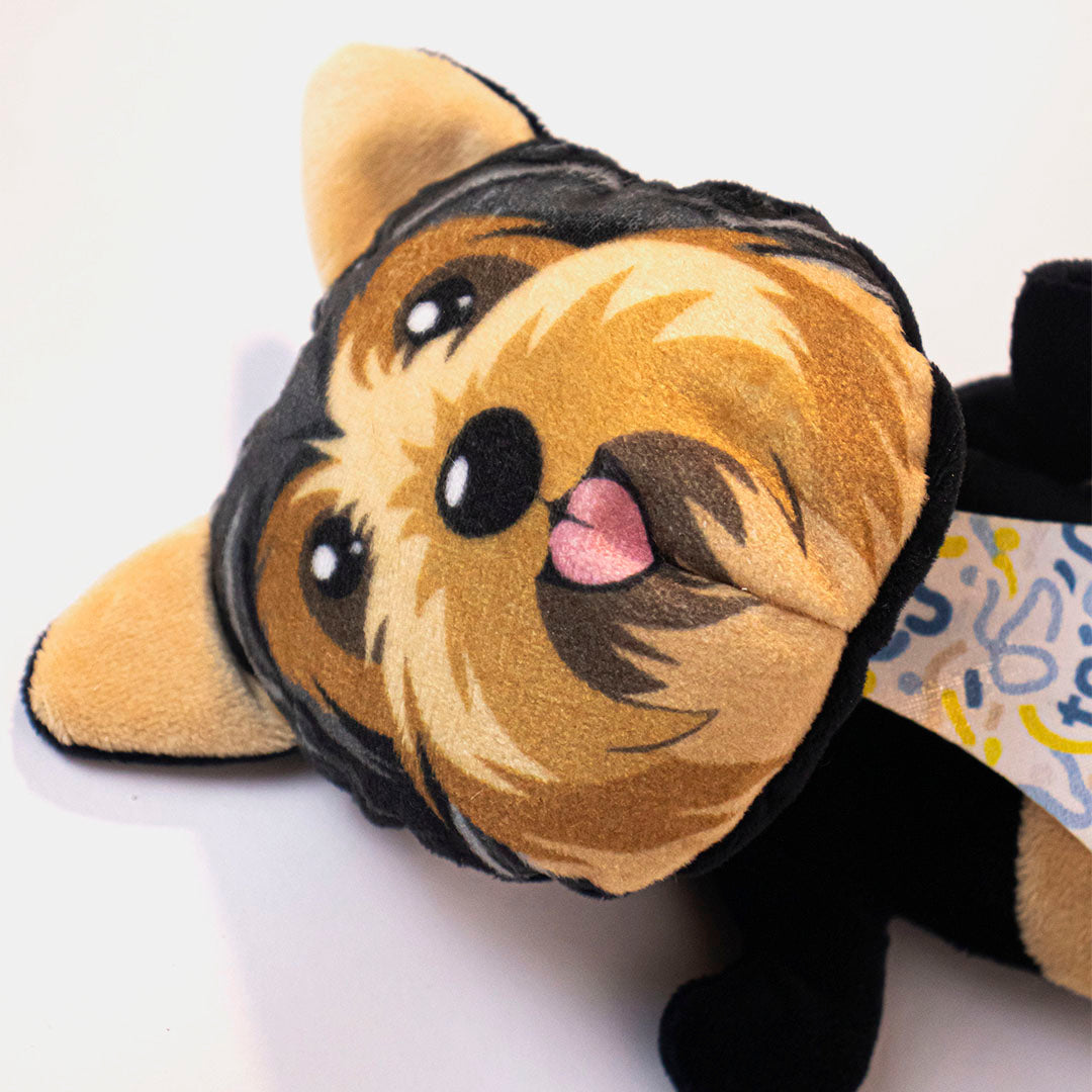 Topelúcia Raças ® - Pelúcia Resistente, Estimulante e o Novo Melhor Amigo do Seu Pet - Yorkshire