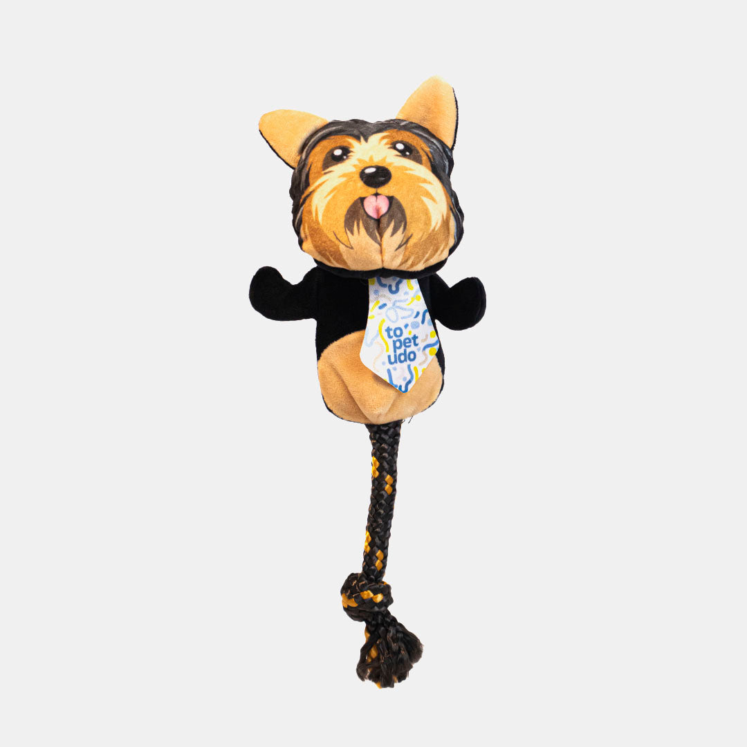 Topelúcia Raças ® - Pelúcia Resistente, Estimulante e o Novo Melhor Amigo do Seu Pet - Yorkshire