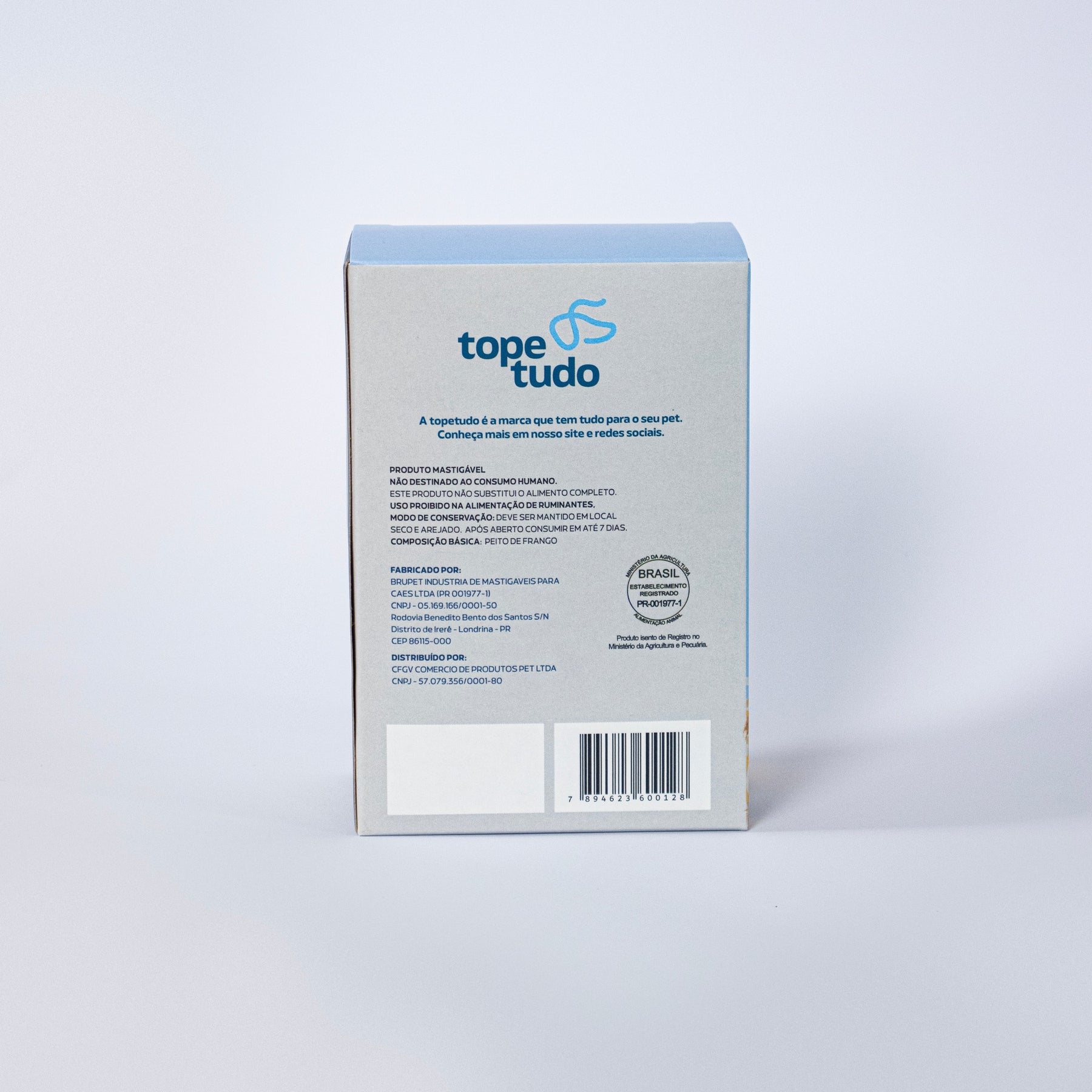 Peito de Frango Desidratado e Defumado para Cães, Petisco Natural Rico em Proteínas