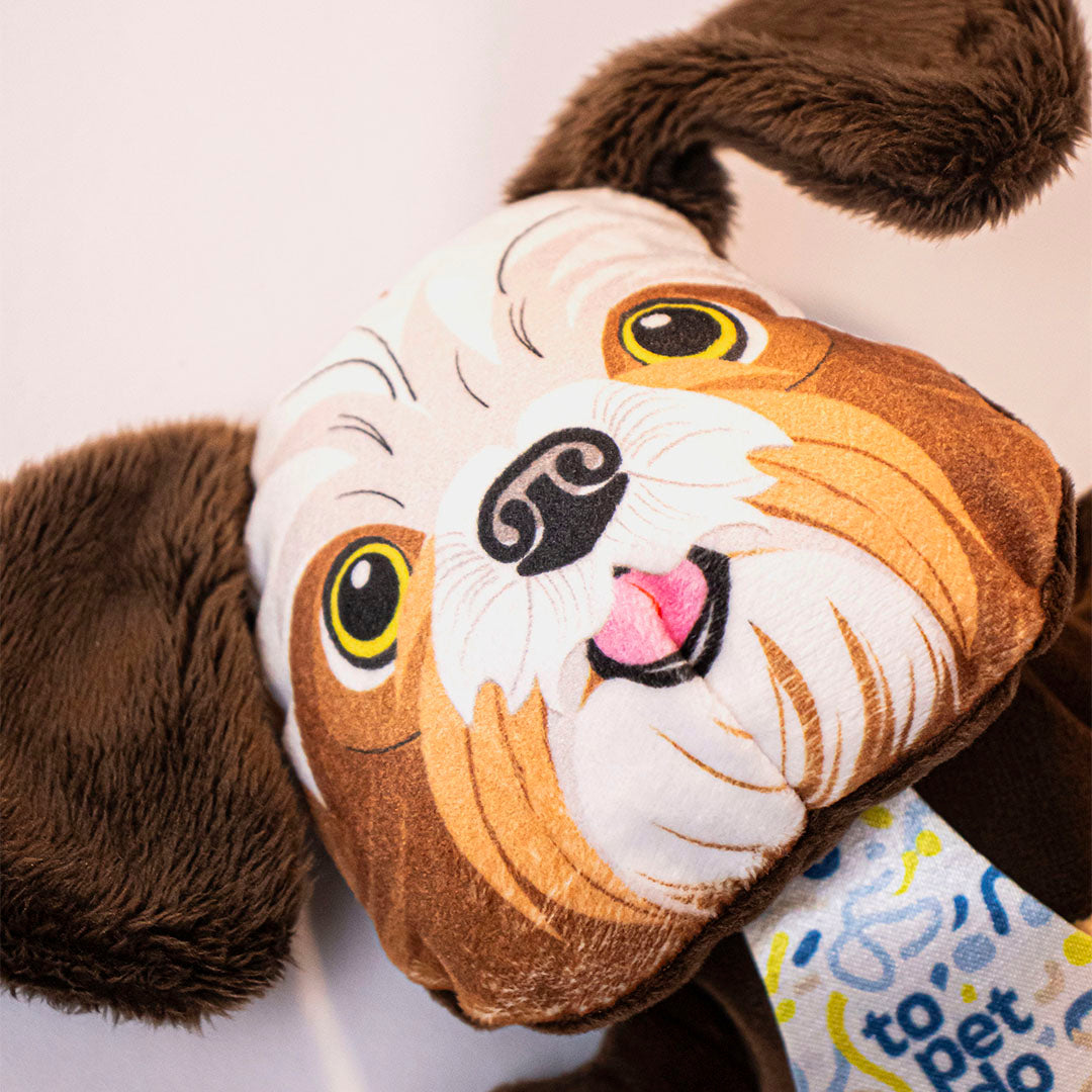 Topelúcia Raças ® - Pelúcia Resistente, Estimulante e o Novo Melhor Amigo do Seu Pet - Shih Tzu