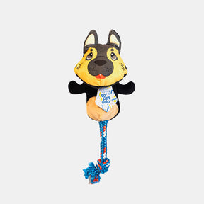 Topelúcia Raças ® - Pelúcia Resistente, Estimulante e o Novo Melhor Amigo do Seu Pet - Pastor Alemão