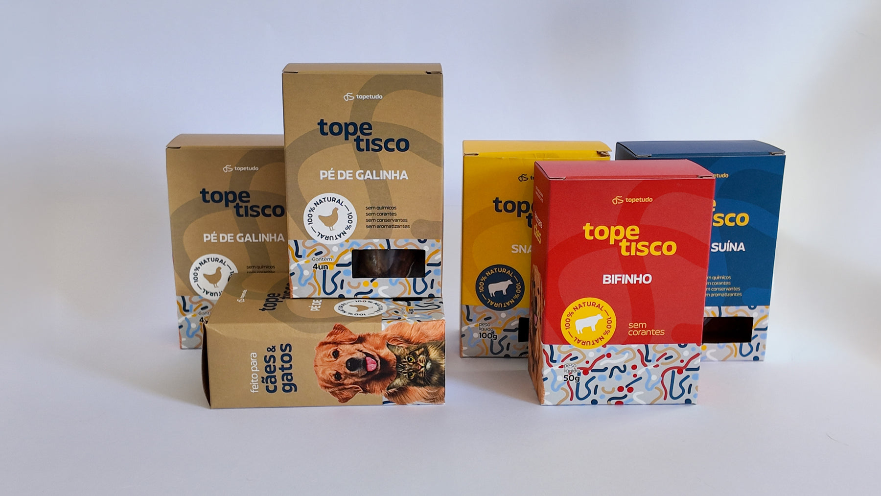 Kit de Petiscos Naturais para Cachorro com Pé de Galinha, Orelha e Casco Bovino Desidratado – Kit Porta de Entrada