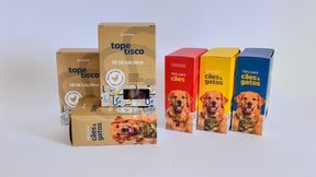 Kit de Petiscos Naturais para Cachorro com Pé de Galinha, Orelha e Casco Bovino Desidratado – Kit Porta de Entrada