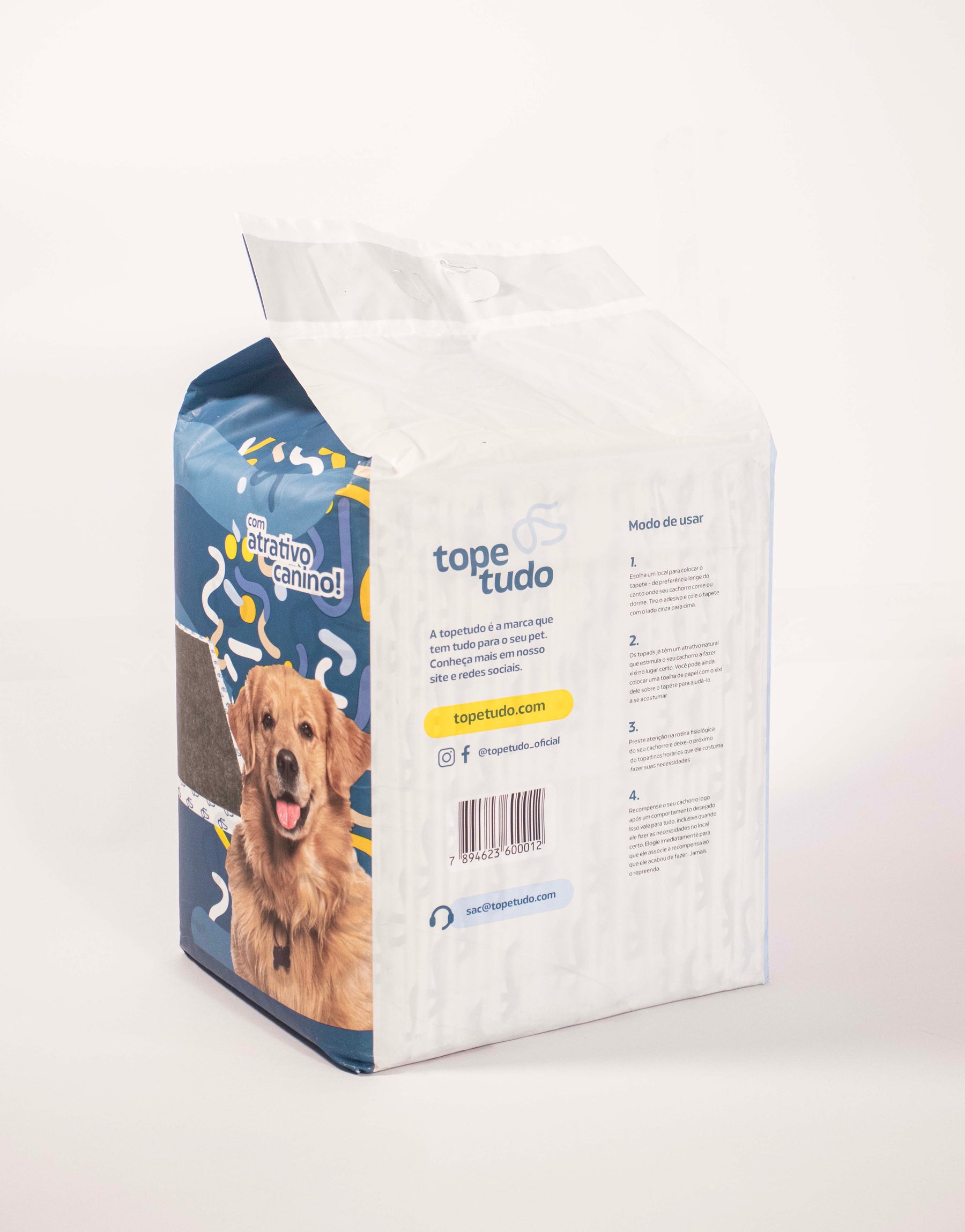 Tapete Topad 6 Camadas – Alta Absorção, Controle de Odores e Proteção Sem Vazamentos