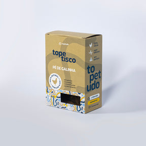 Pé de Galinha Desidratado e Defumado para Cães, Petisco Natural Crocante e Nutritivo