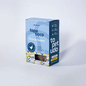 Peito de Frango Desidratado e Defumado para Cães, Petisco Natural Rico em Proteínas