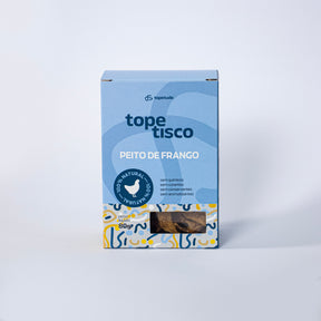 Peito de Frango Desidratado e Defumado para Cães, Petisco Natural Rico em Proteínas